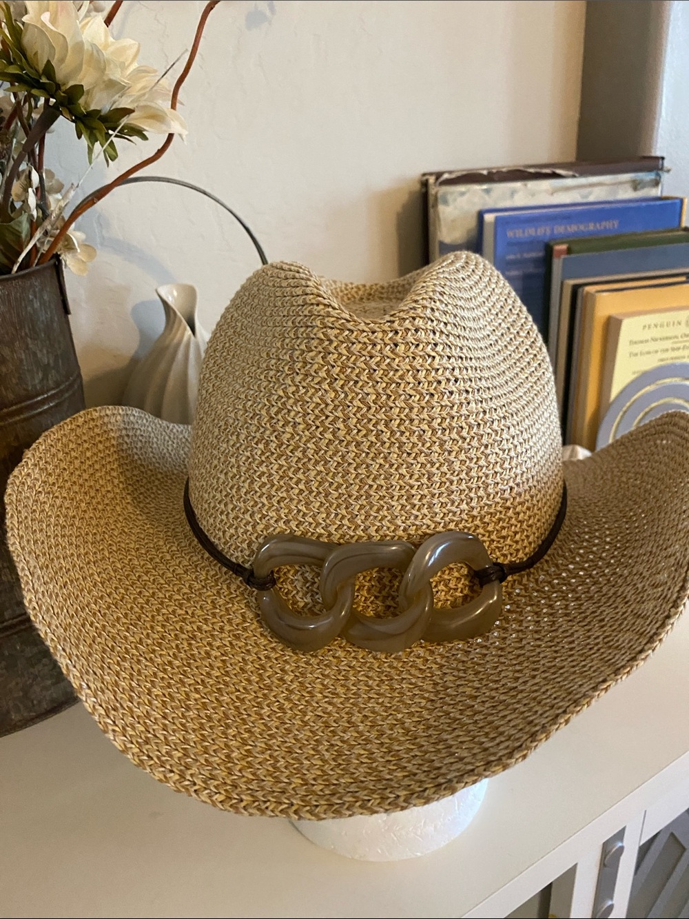 Wallaroo Hat Company Women’s  Sierra Raffia Straw Sun Hat, Wide Brim